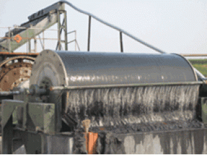 筒式磁選機使用現場